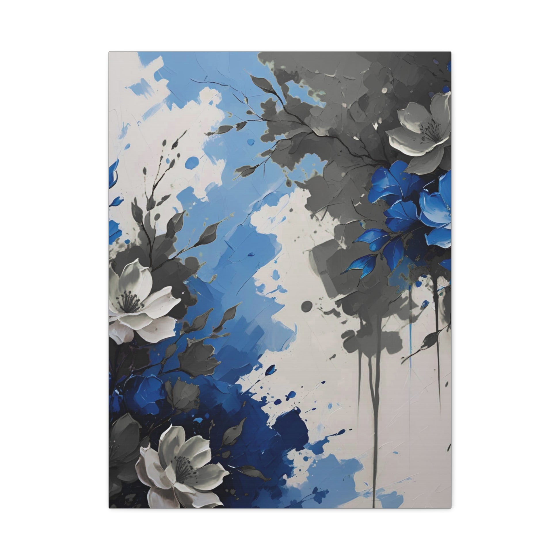 Canvas Print - Autistic Flowers Painting