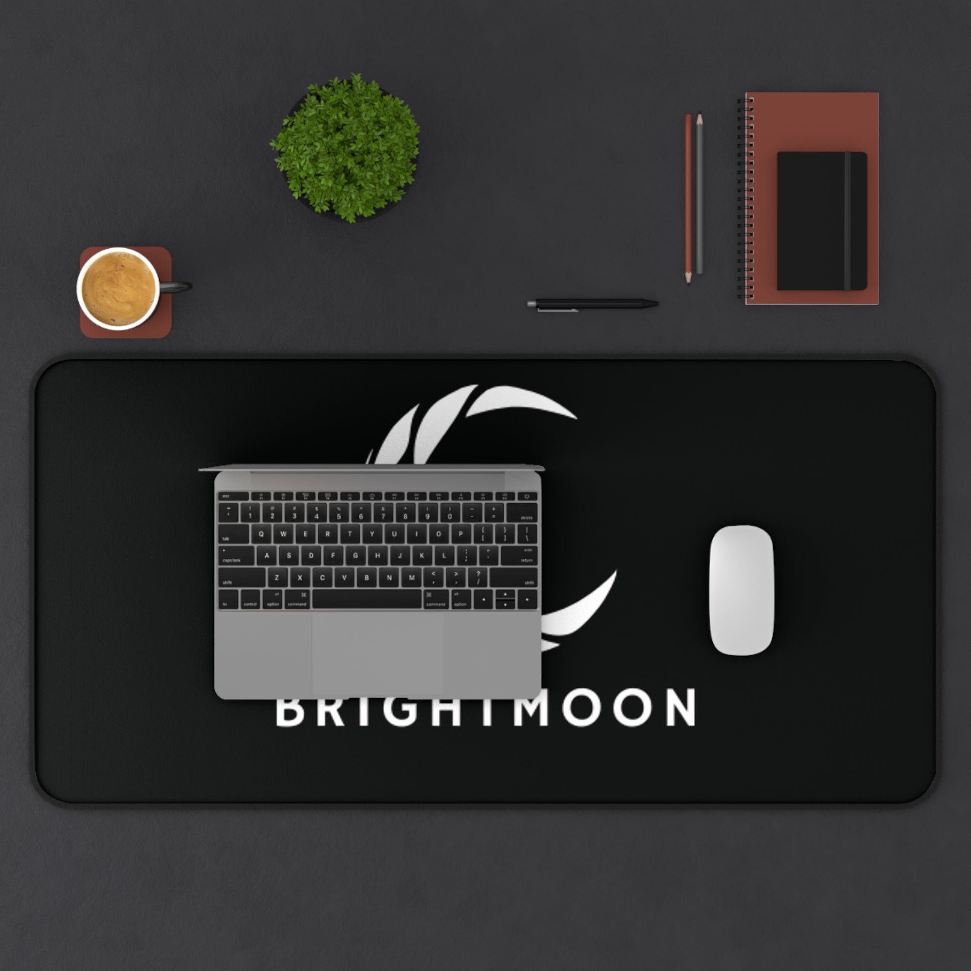 Desk Mat - Moonlit Night Lunar Elegance Mousepad