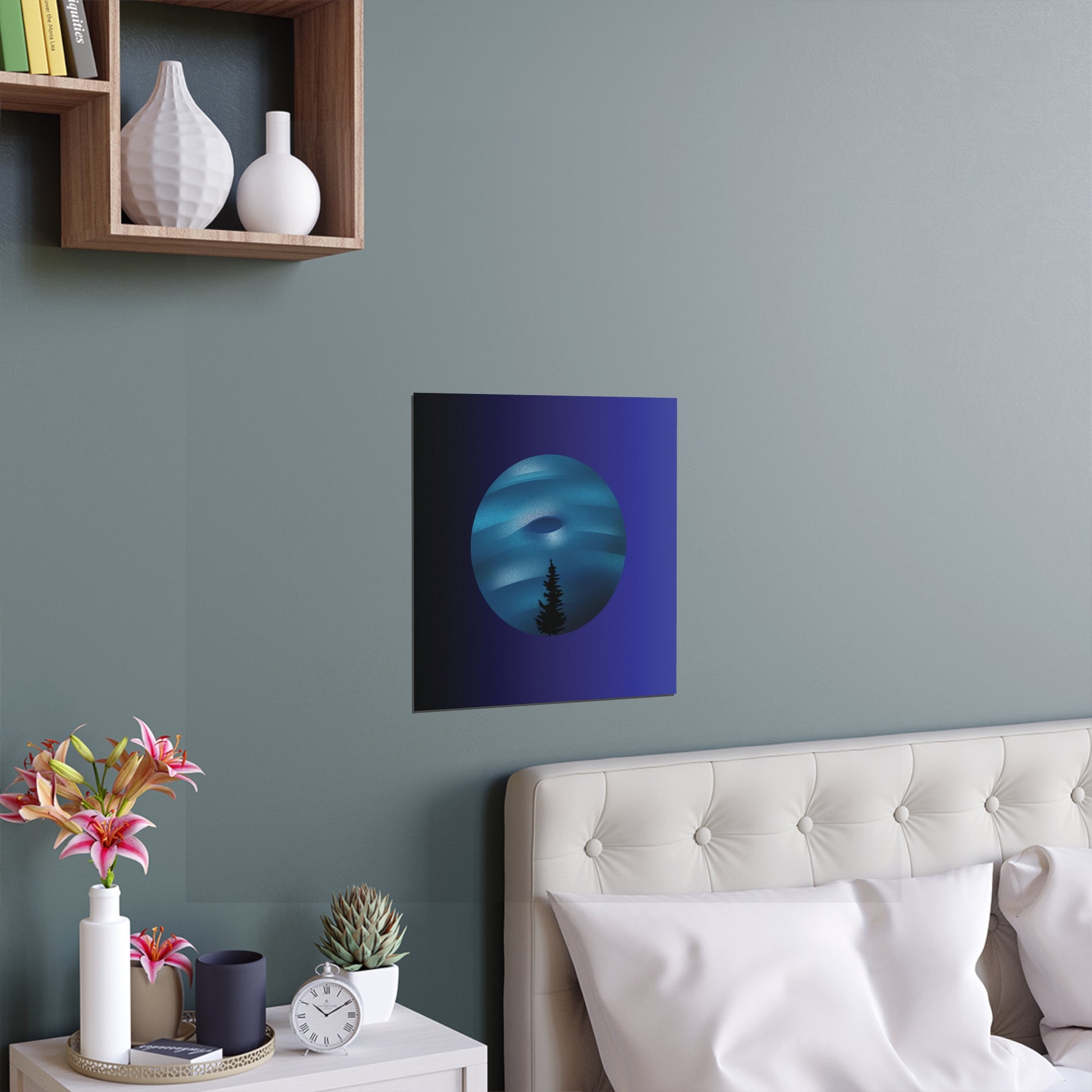 Silk Posters - Retro Neptune Style for Dark and Gloomy Rooms