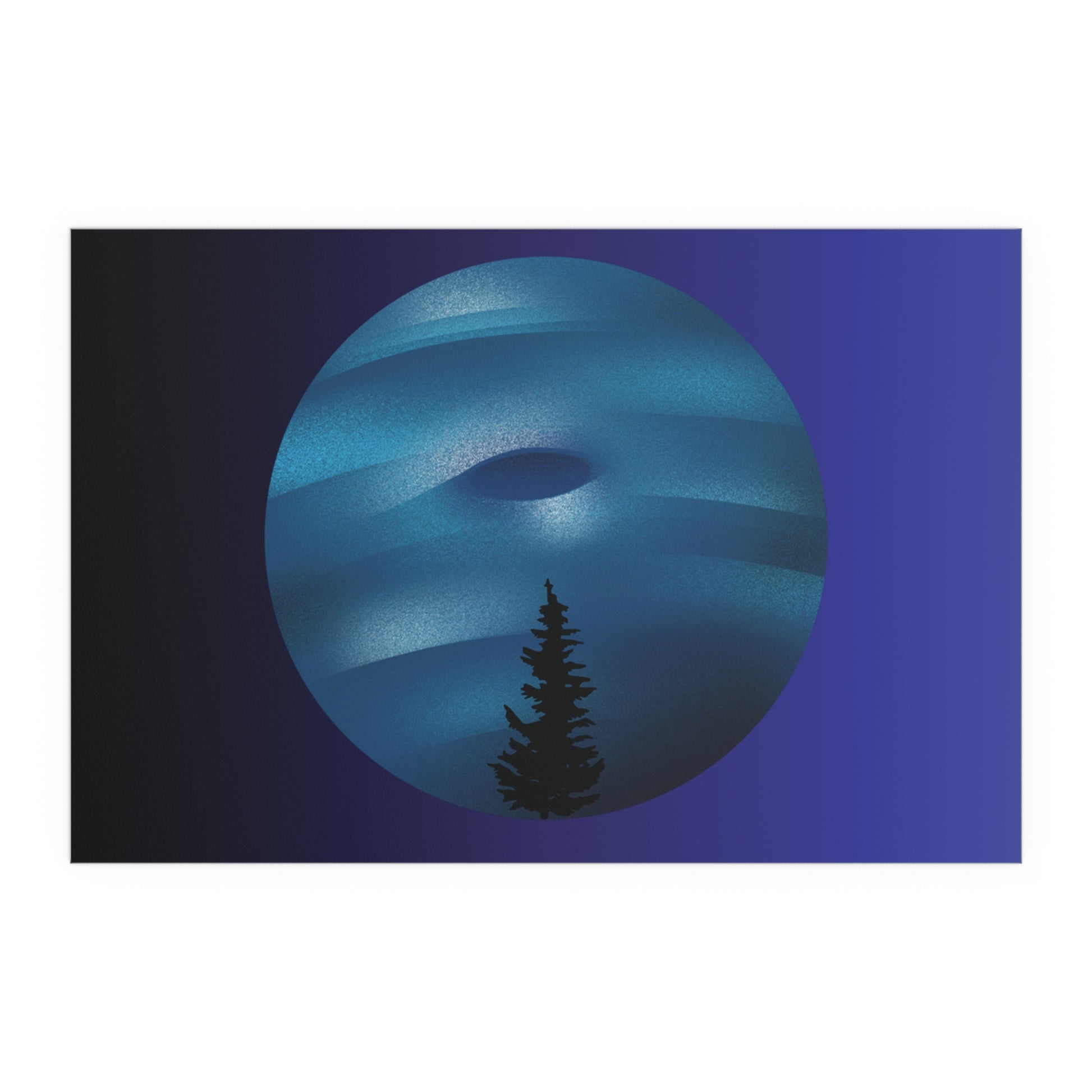 Silk Posters - Retro Neptune Style for Dark and Gloomy Rooms