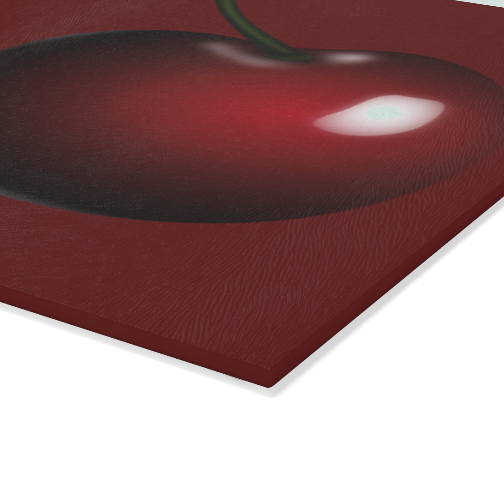 Cherry blossom glass cutting board