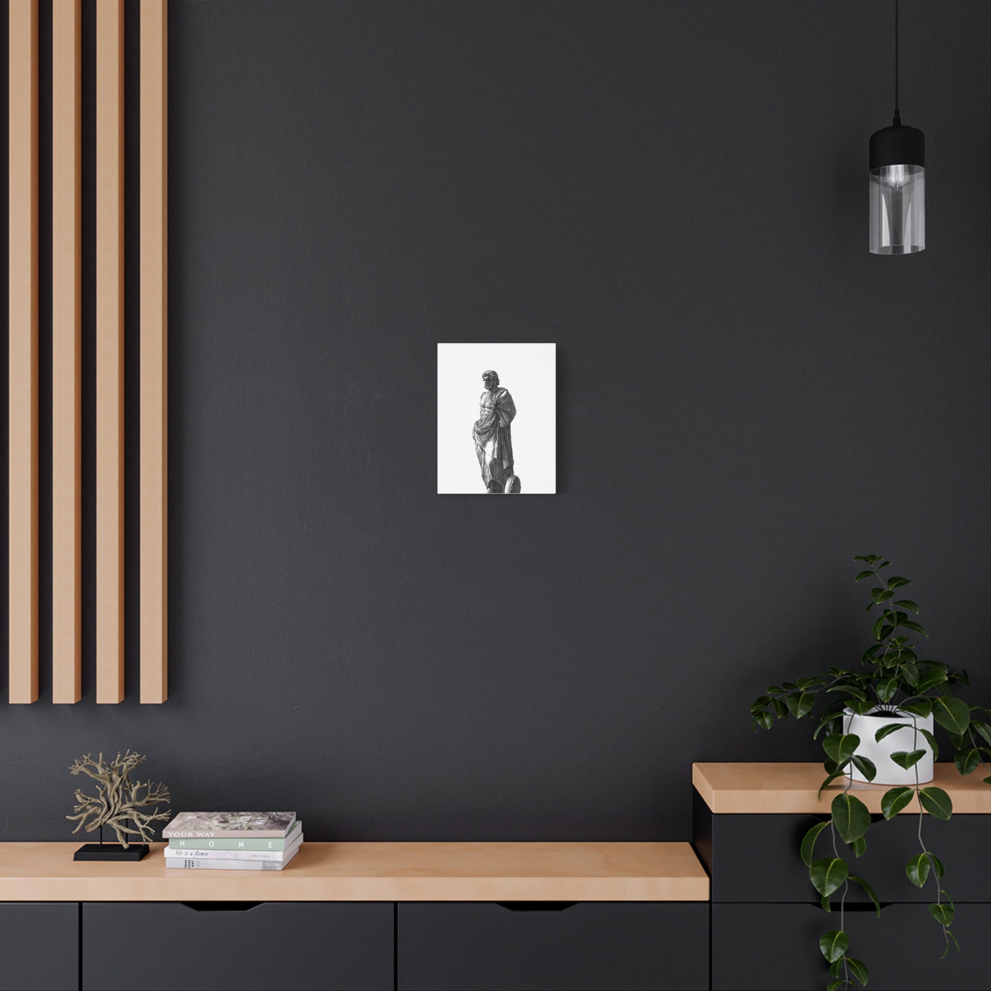Classic Statue Matte Canvas Art Print