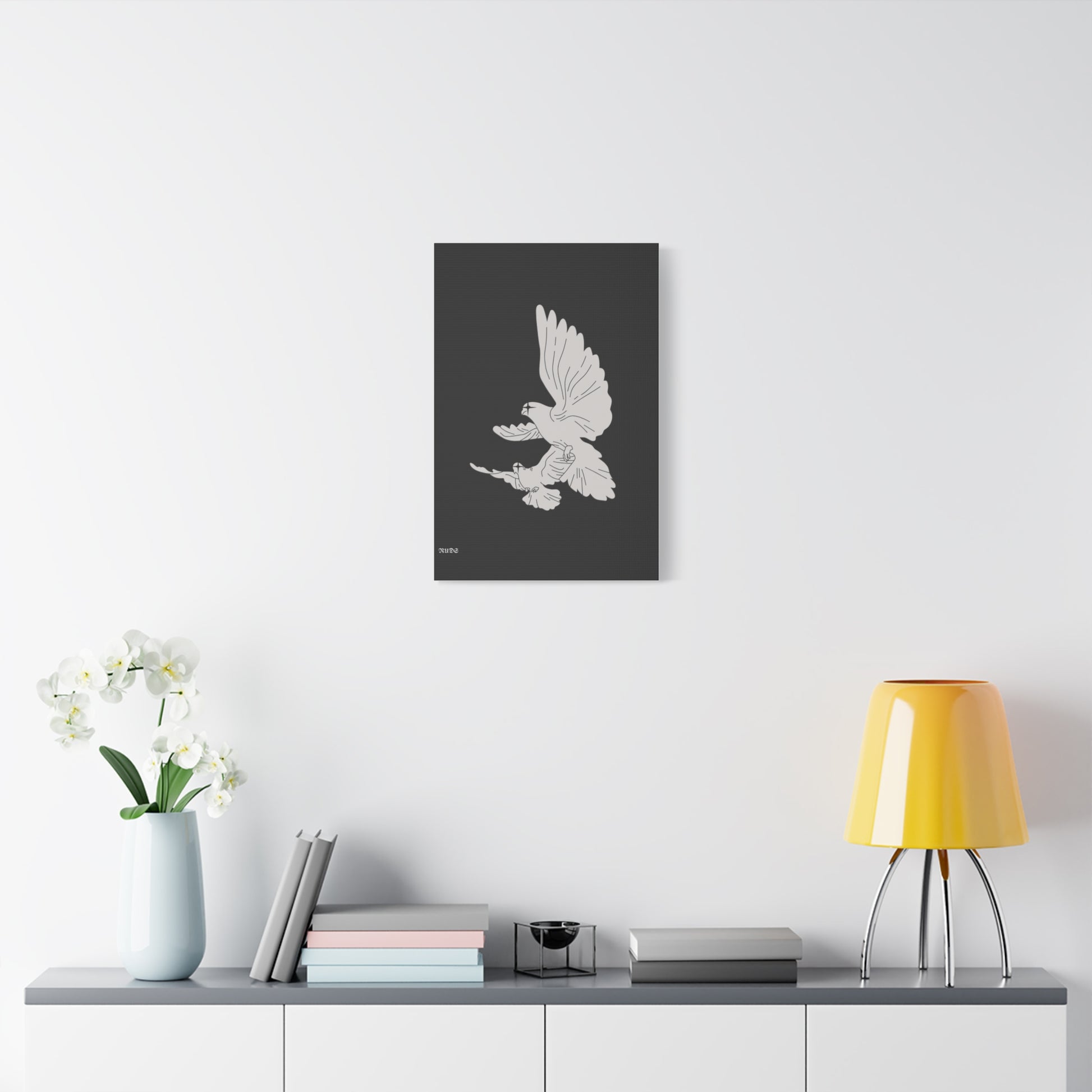 Elegant Bird Wall Art Canvas