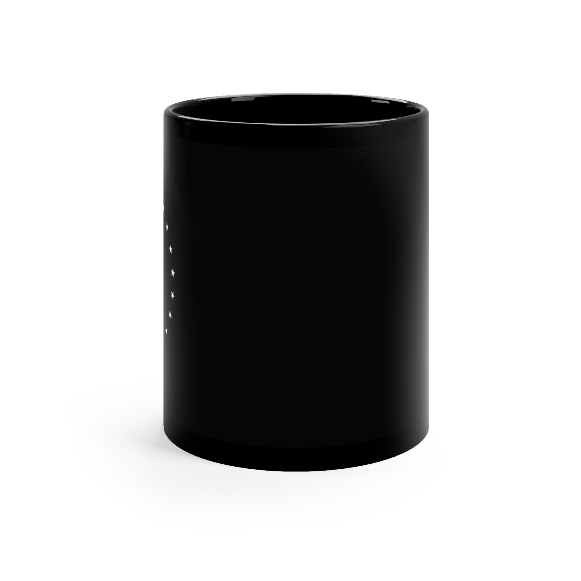 Stylish Black Coffee Mug with Custom Text