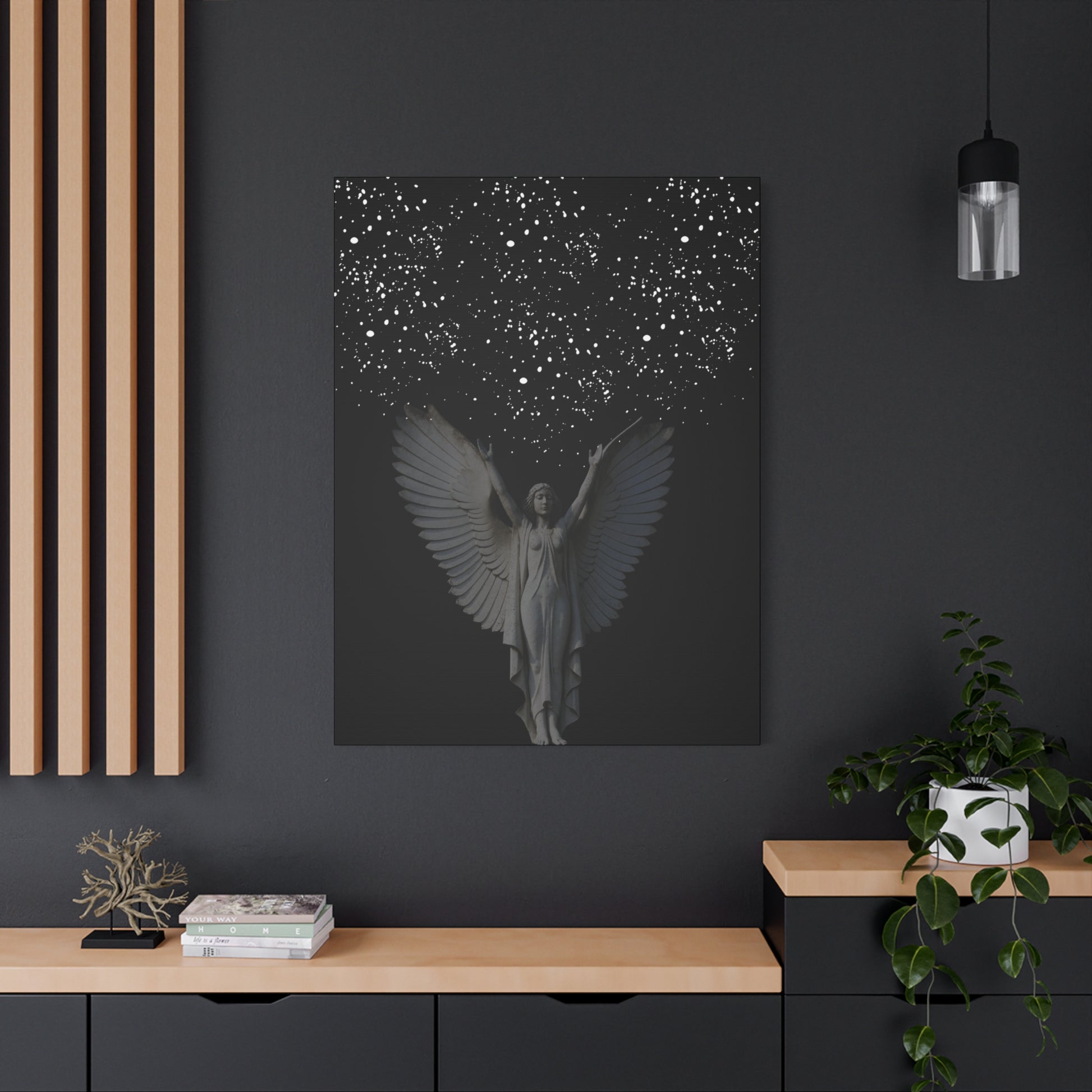Angel Wings Canvas Art, Heavenly Decor