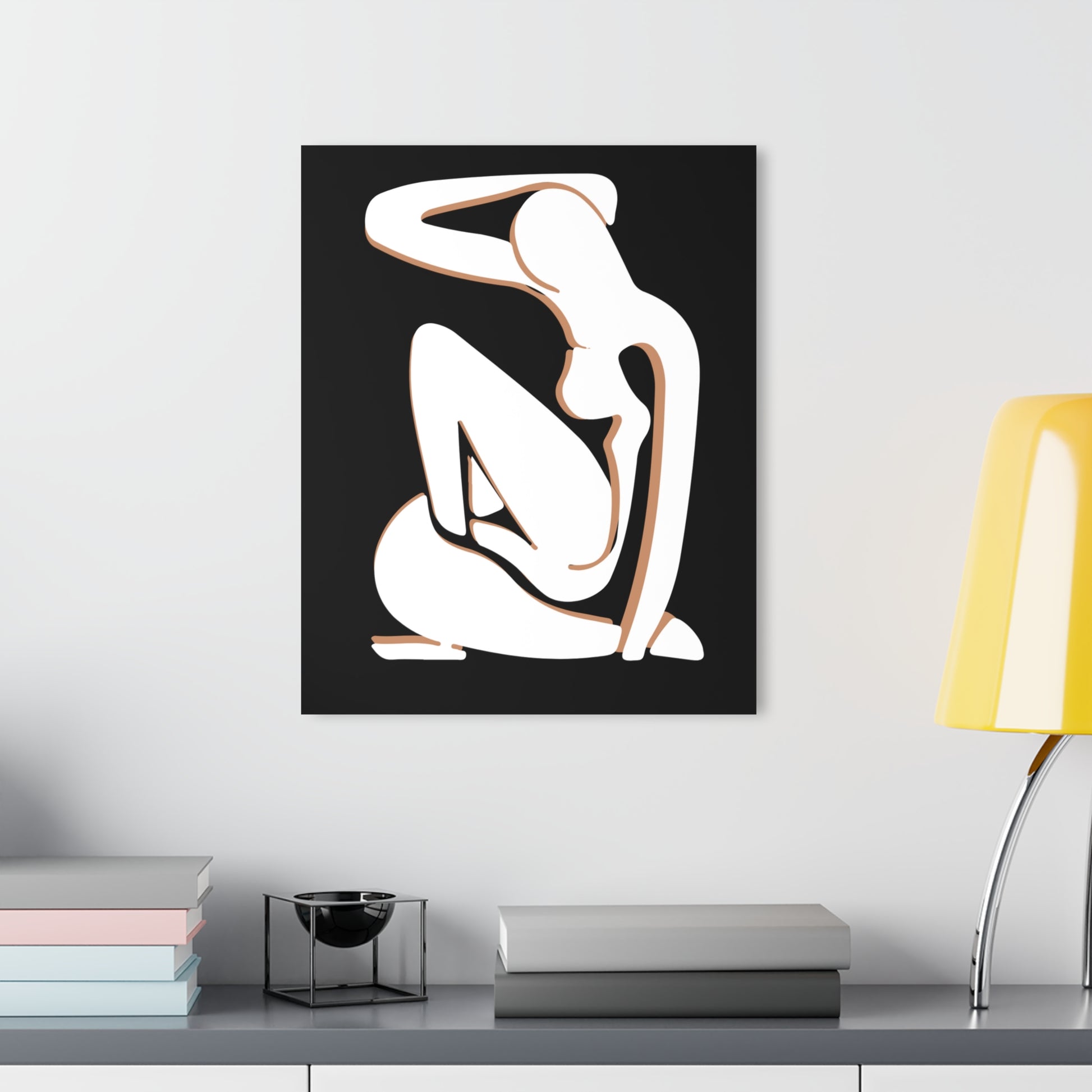 Elegant Acrylic Art Print - Modern Body Sculpt Home Decor