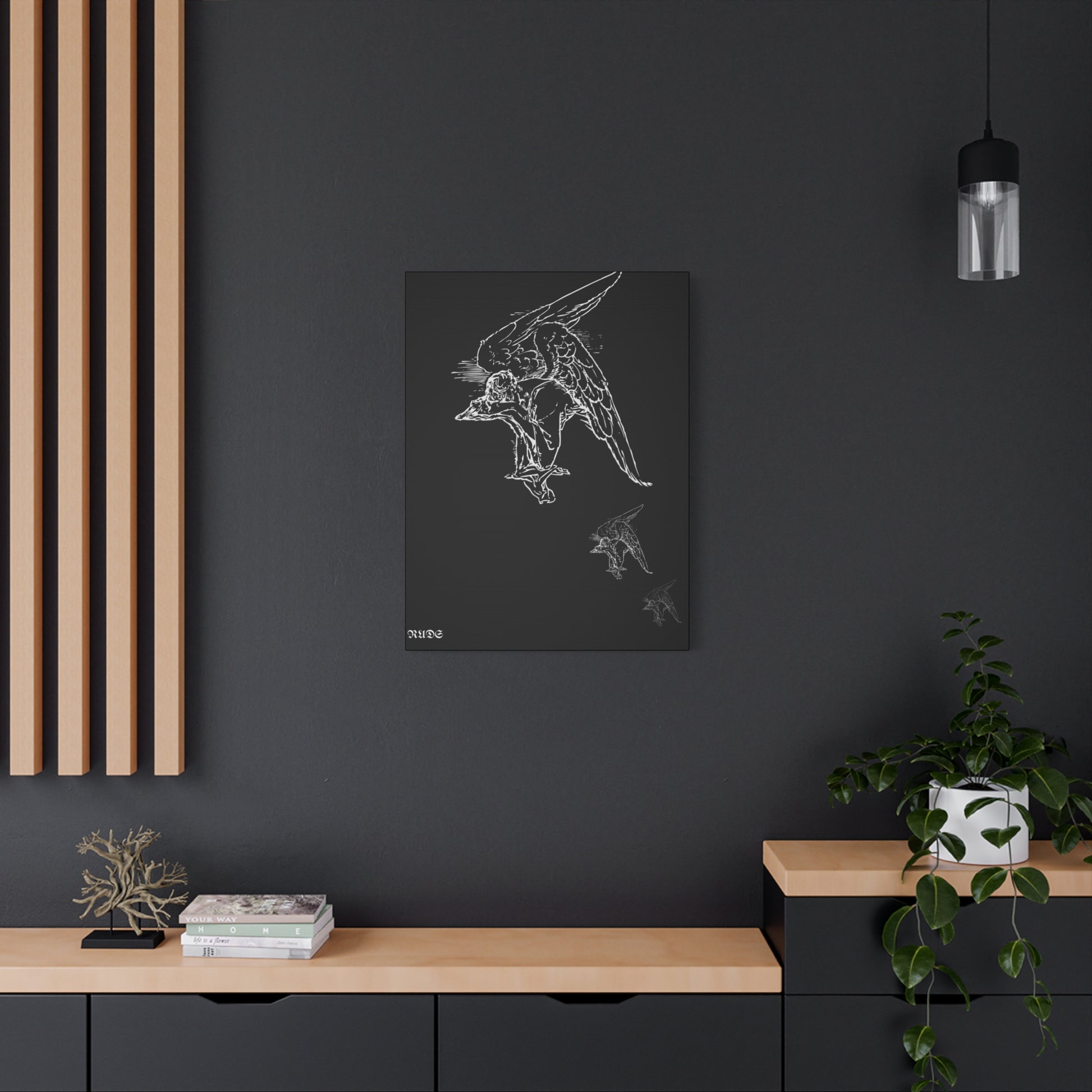 Artistic Angel Canvas Print
