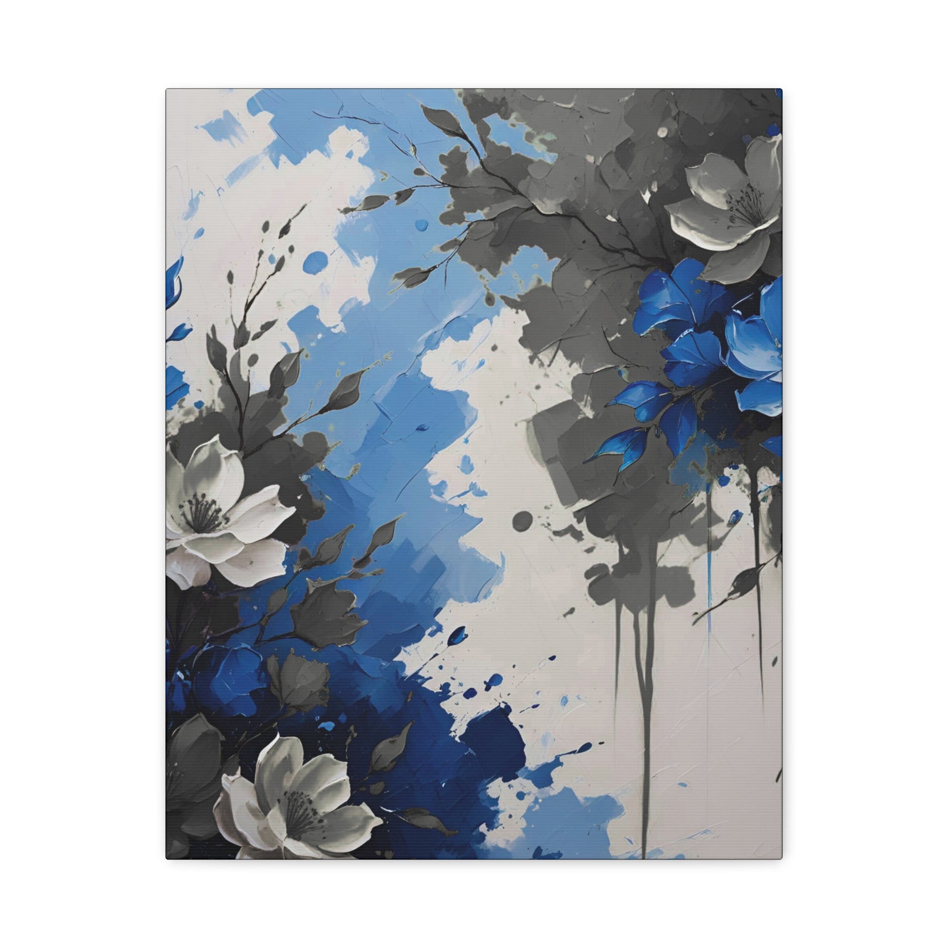 Canvas Print - Autistic Flowers Painting