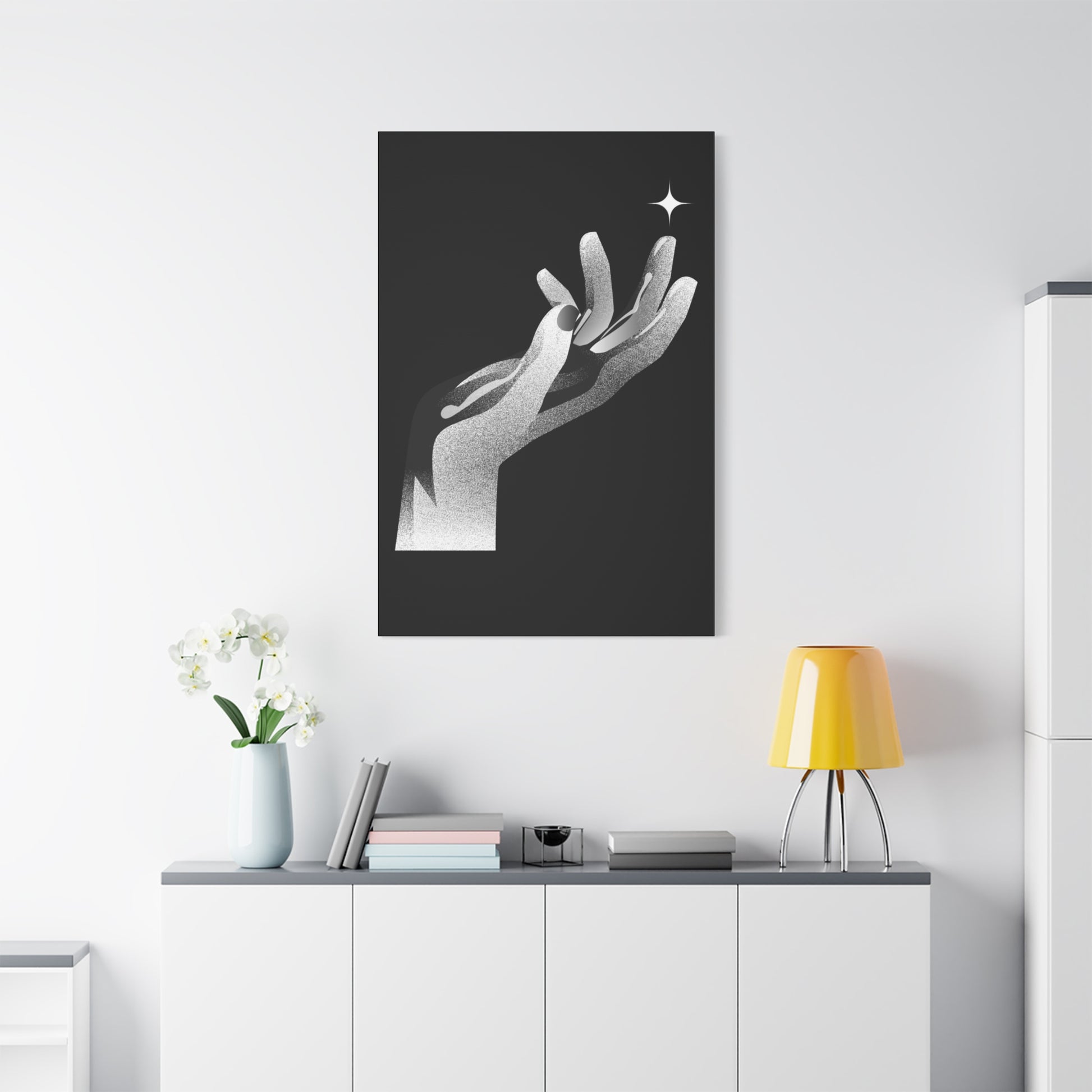 Hand canvas Artwork