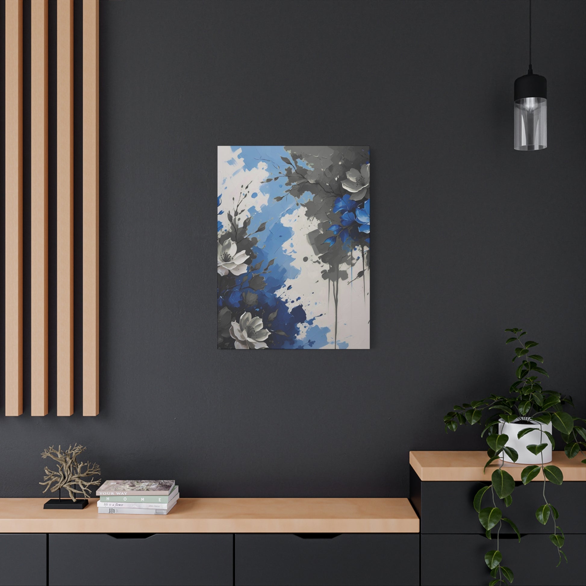 Canvas Print - Autistic Flowers Painting