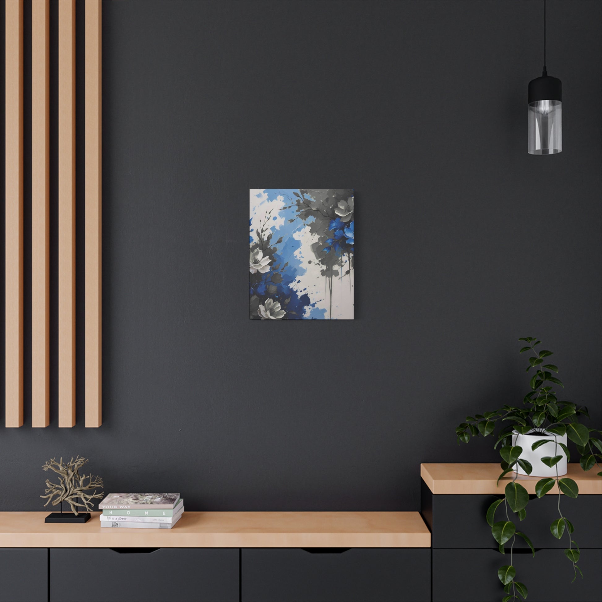 Canvas Print - Autistic Flowers Painting