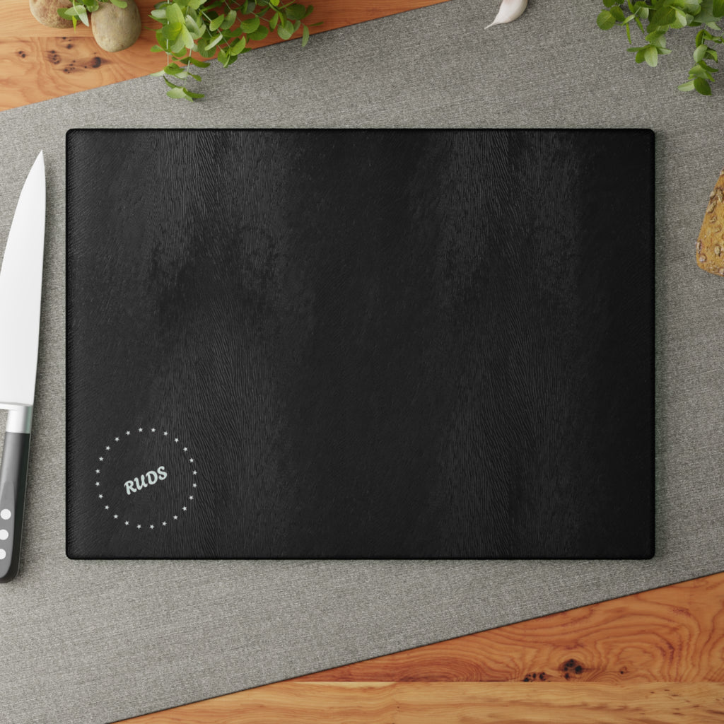 Black Glass Cutting Board